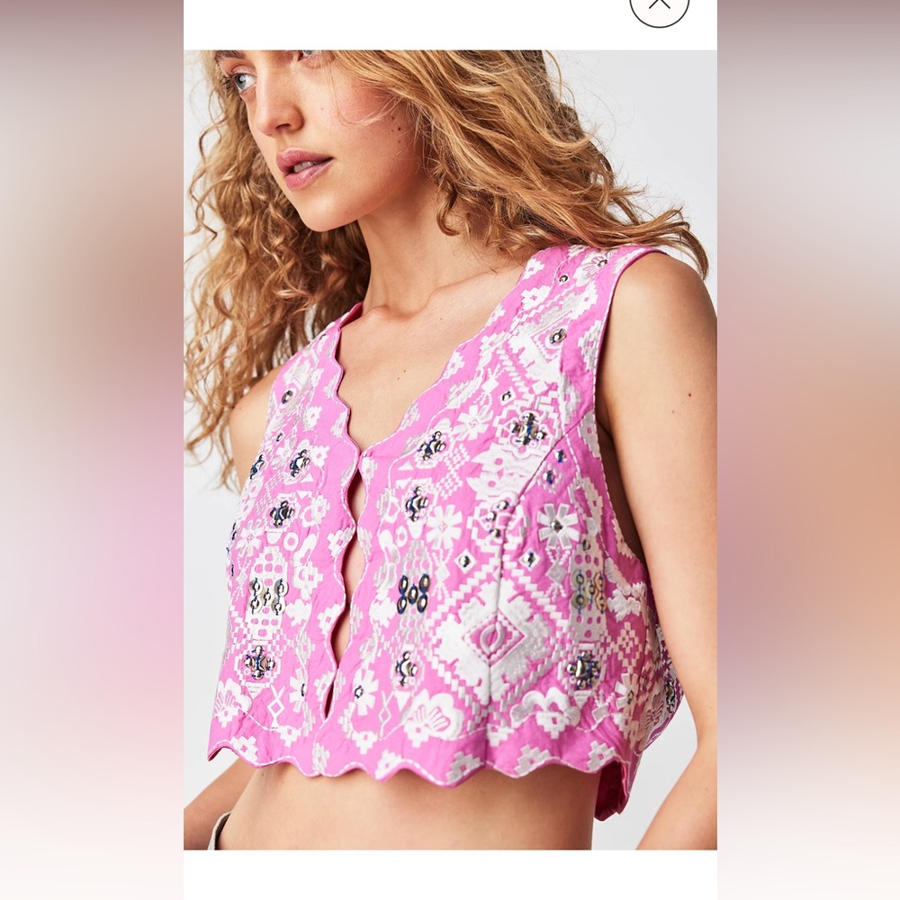 NWOT free people marigold vest